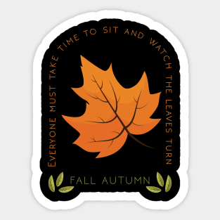 Fall Autumn Sticker